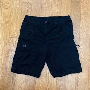 Style & Co. Women's Black Cargo Shorts
